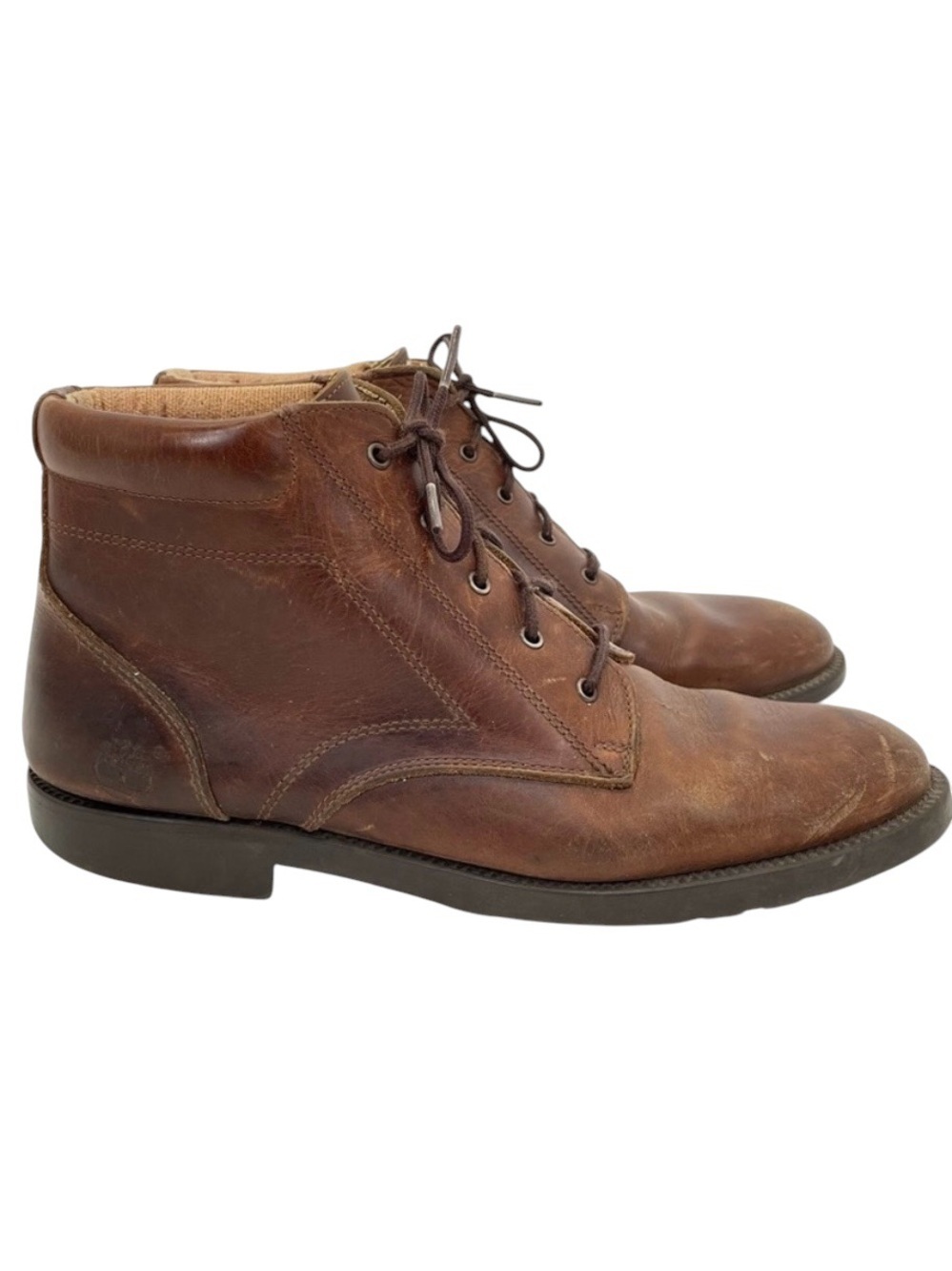 Timberland Leather Waterproof Boots 9 Brown - Picture 1 of 14